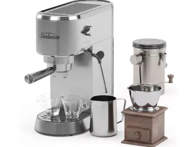 SUNBEAM espresso coffee machine Free 3D model