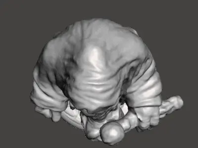 EPHANT MON MINIATURE MODELS SET FOR LEGION SCIFI FANTASY GAMES 3D print model