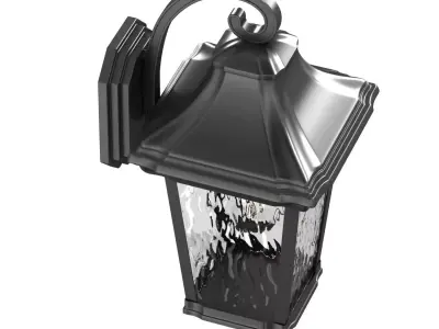 Marquette Collection One Light   Wall Lantern  Progress Lighting 3D model