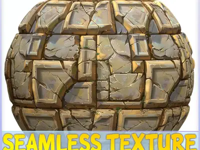 Stylized Wall Seamless Texture Texture 18