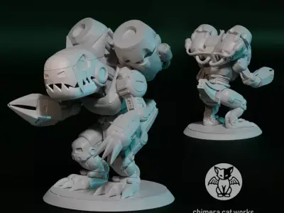 Machineboy miniature 3D print model