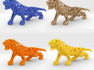 Black Panther 3D print model