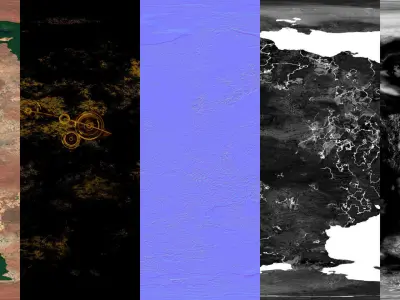 Desert Planet 03 Free 3D model