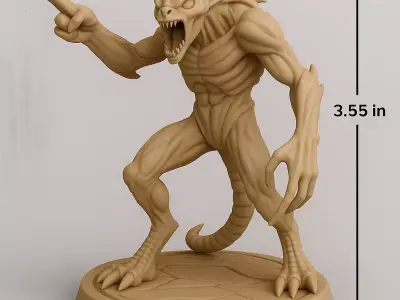 NEEDLE STRIKER Hyper-Agile Alien Assassin STL Pack 3D print model