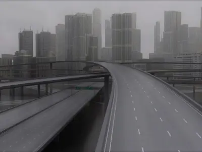 Freeway03 City 3D model