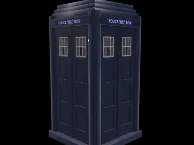 Mark 2 Metropolitan Police Box 3D model