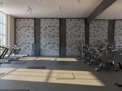 Athletic club 3D model