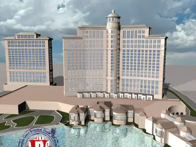 Bellagio Hotel Las Vegas 3D model