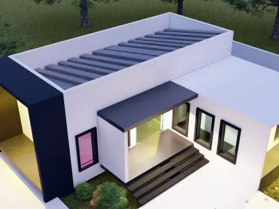 3d-ARCHITECTURAL-MODEL Low-poly 3D model
