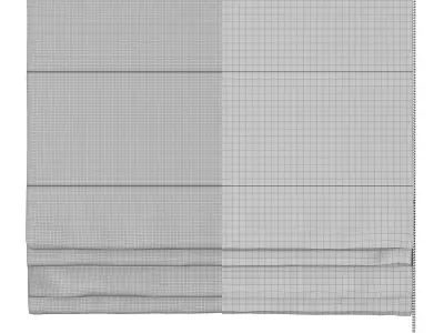 Roman Curtains 80 Sunbrella BLEND 3D model