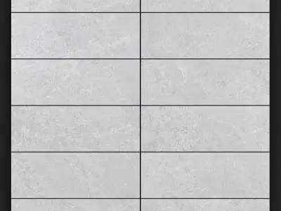 Peronda Alpine Wall Grey 320x900 3D model