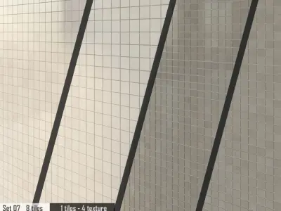 ARIANA CONCREA GREY WHITE Set 07 3D model