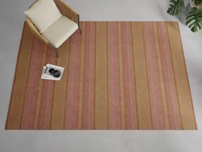 Abricot Rug Beige 3D model