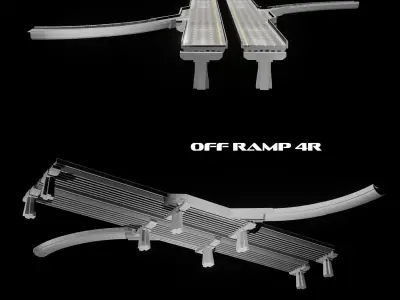 Off ramp 4r - freeway pack  3D model