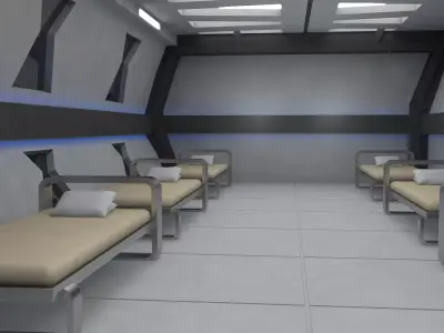 Sci Fi Room 3D model