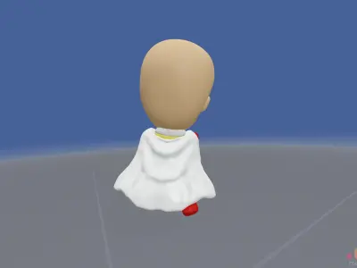 3D Model of One Punch Man Anime Character 3D model