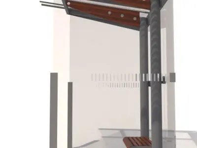 MMCite Regio 310a Bus Shelter 3D model