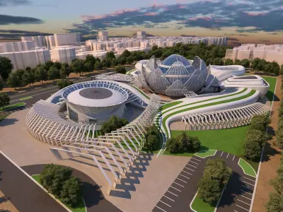 0302 - Science Museums Architecture Project - 2D-3D Files 3D model