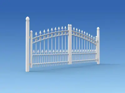 gate steel home 3D print model