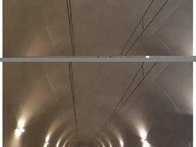 RAILWAY TUNNEL SECTION 3D model