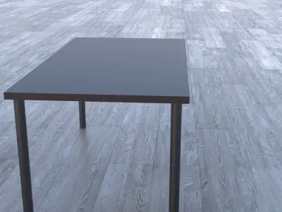 Basic Coffe Table Low-poly 3D model