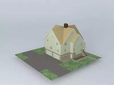 Big Old House Free 3D model