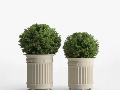 prescott planter set 3D model