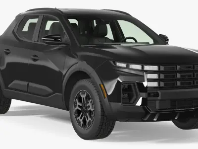  Compact Vehicle Utility Pickup Black 