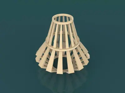 Artistic Lampshade 5 3D print model