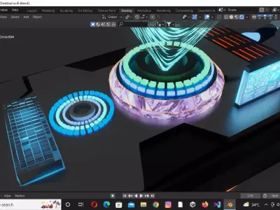 hologram project 3D model
