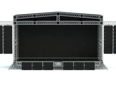 Concert Stage 02 3D model