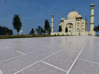 Taj Mahal 3D model