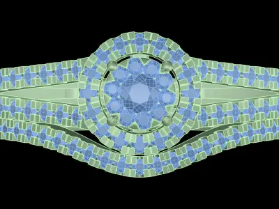 Iight Weight Engagement Ring 3D print model