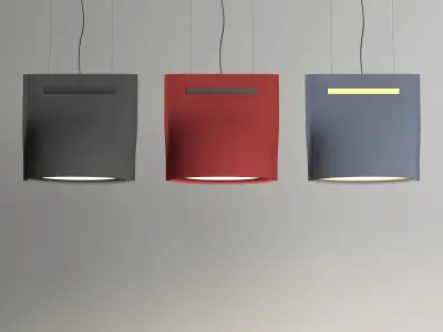 BuzziSpace BuzziBell Acoustic Lighting 3D model