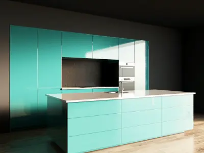 54-Kitchen6 glossy 5 3D model