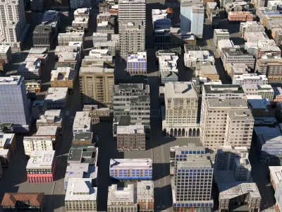 City 114 Low-poly 3D model