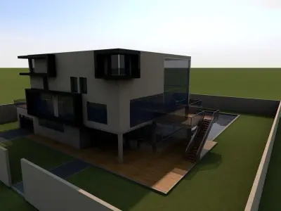 Concept House 3D model