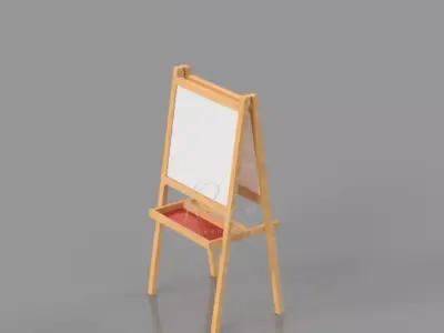 IKEA INSPIRED MALA EASEL BOARD MINIATURE FURNITURE 3D print model