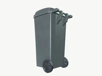 Trash bin 3D model