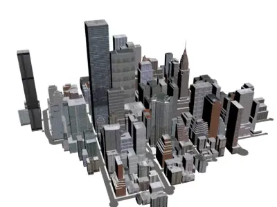 new york 33 3D model