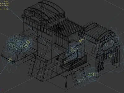 Space-Arsenal futuristic space station 3D model