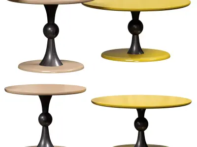 Contemporary Turned Table Clessidra By Bodema 3D model