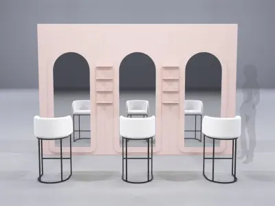 Pop Up Stand 3 3D model