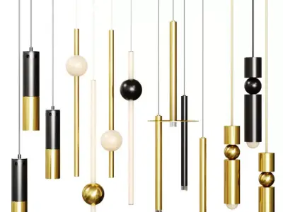 Pendant set 003 3D model