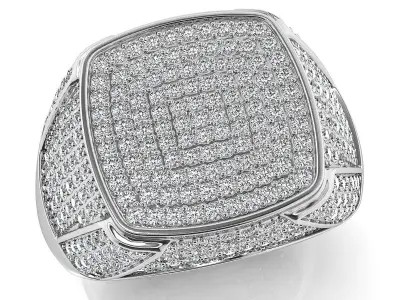 Big fancy mans ring 3D print model