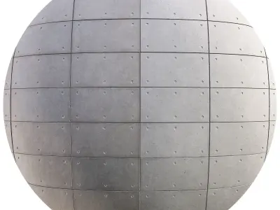 Concrete Plate Wall 04 - Seamless Texture