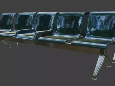 Waiting Bench 3D model