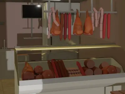 Butcher Shop 3D model