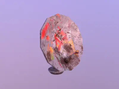 Stylize- Satellite Low-poly 3D model