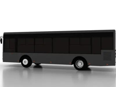 Bus Bogdan A60110 Low Low-poly 3D model